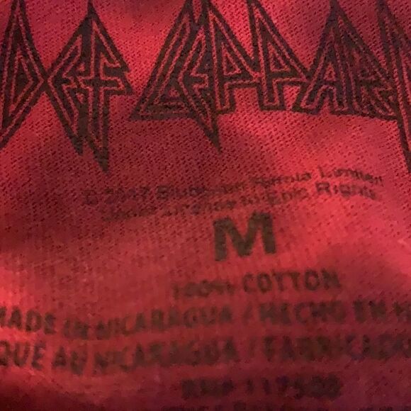 Def Leppard long sleeve band T-shirt US 83 tour excellent used condition - Picture 9 of 9